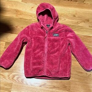 Eddie Bauer Kids Plush Hooded Fleece Jacket - Pink